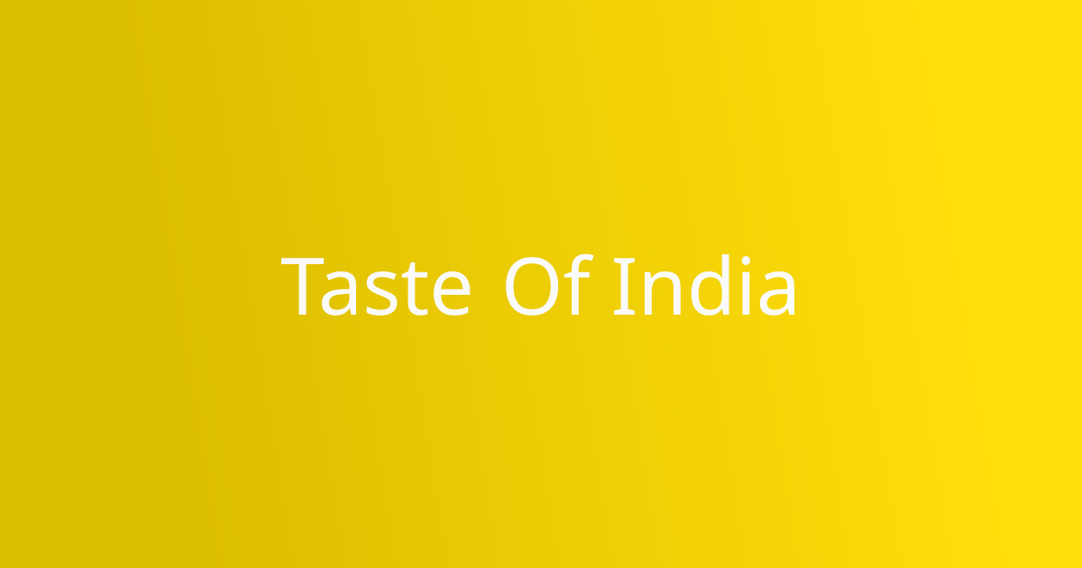 Taste of India